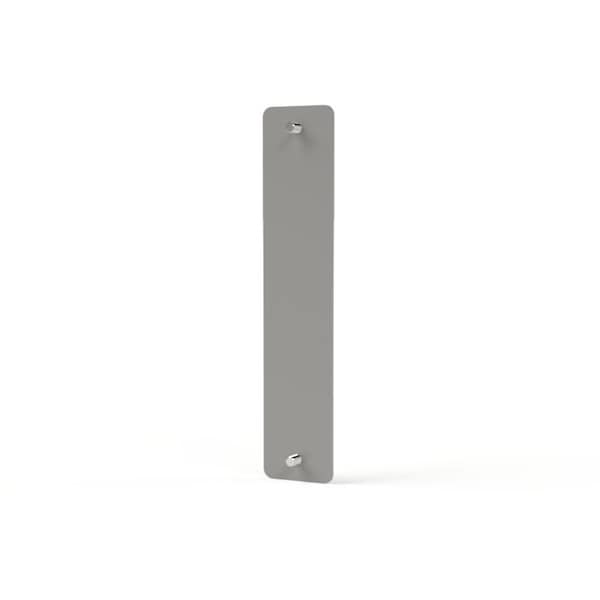 Cover Plate, 9.63 in. H x 2 in. W x 0.08 in. L, Steel